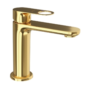Picture of Single Lever Basin Mixer - Full Gold