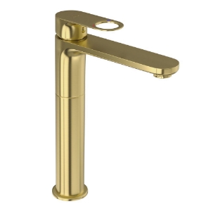 Picture of Single Lever High Neck Basin Mixer - Gold Dust