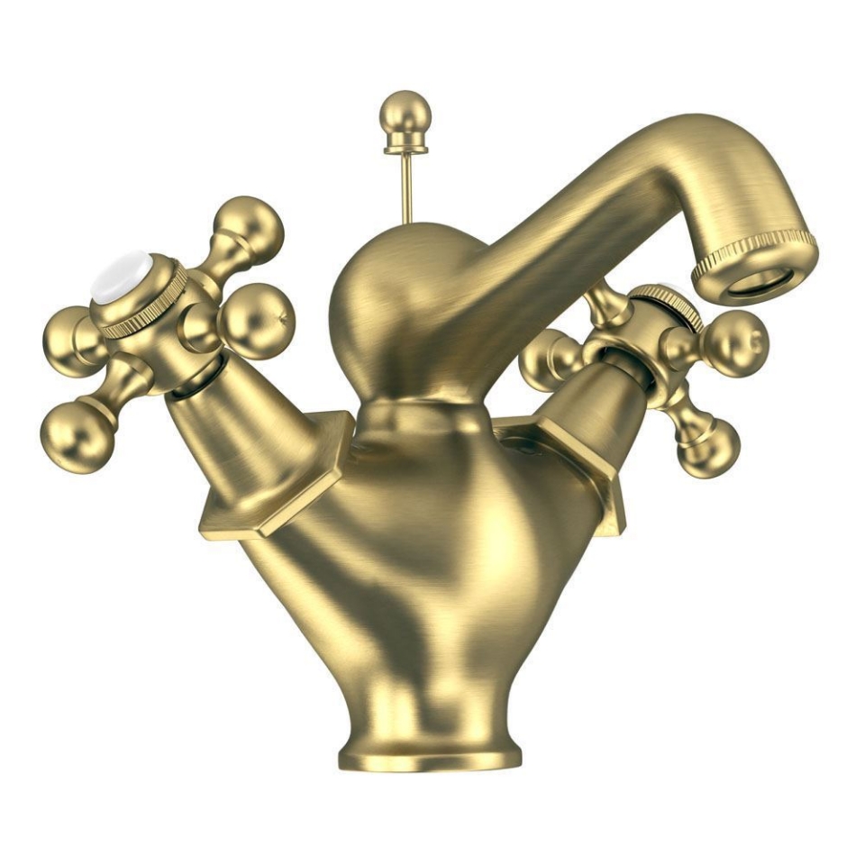 Picture of Monoblock Basin Mixer with popup waste - Antique Bronze
