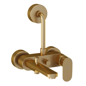 Picture of Single Lever Bath & Shower Mixer 3-in-1 System - Gold Matt PVD