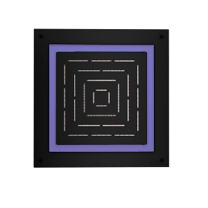 Picture of Maze Prime Square Shape Single Function Shower - Black Matt