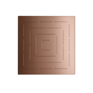Picture of Square Shape Maze Overhead Shower - Blush Gold PVD