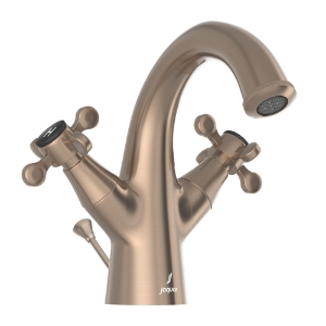 Picture of Monoblock Basin Mixer with popup waste - Gold Dust
