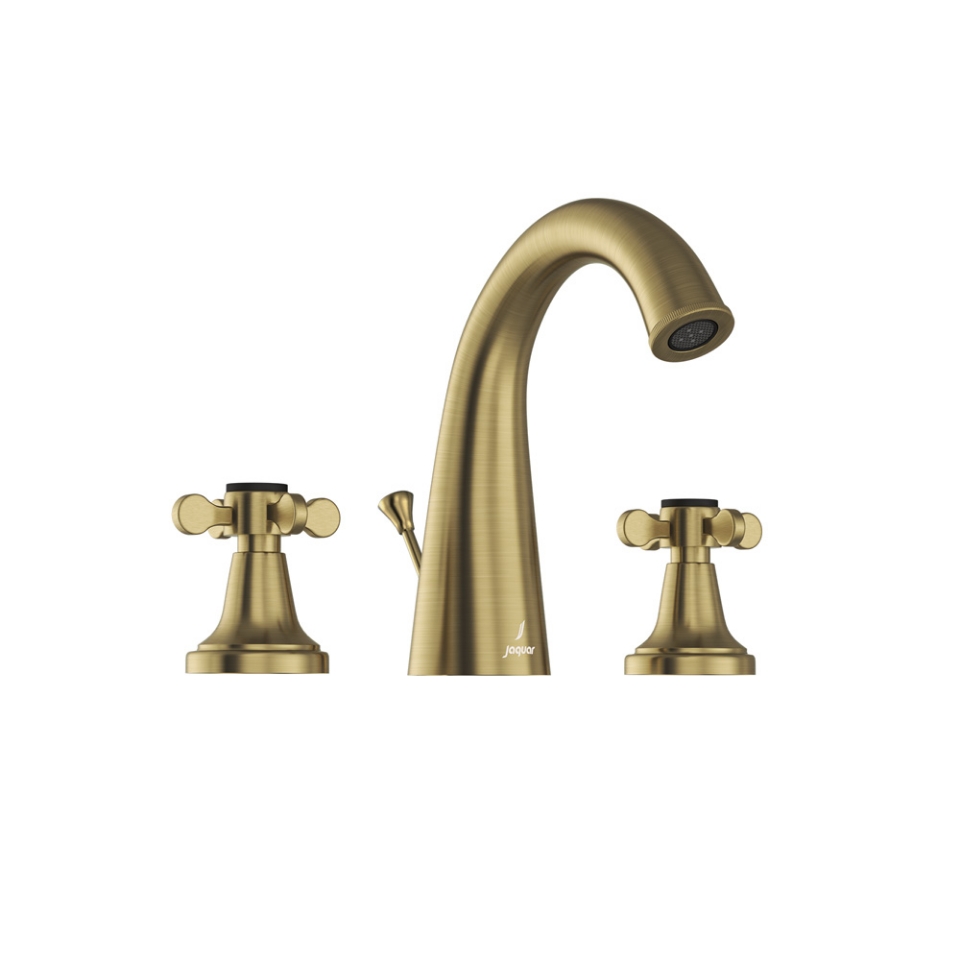 Picture of 3 hole Basin Mixer with Popup waste - Antique Bronze