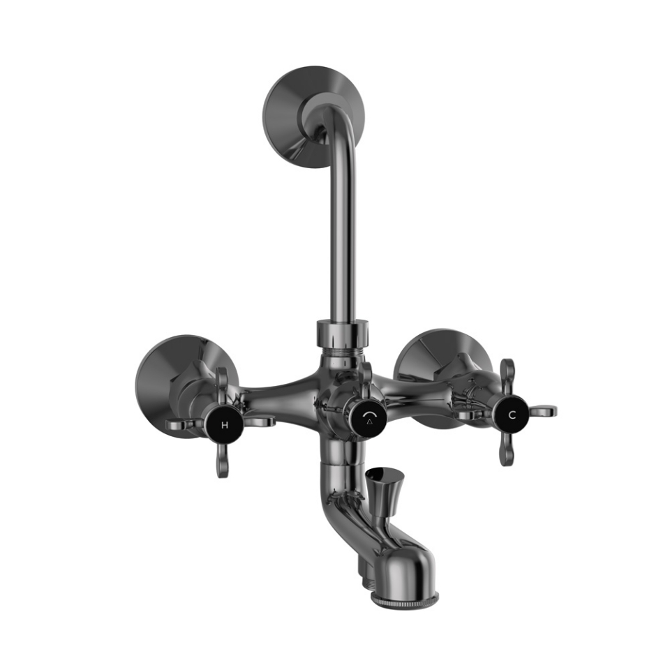Picture of Bath & Shower Mixer 3-in-1 System - Black Chrome