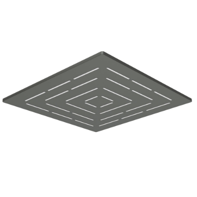Picture of Square Shape Maze Overhead Shower - Graphite