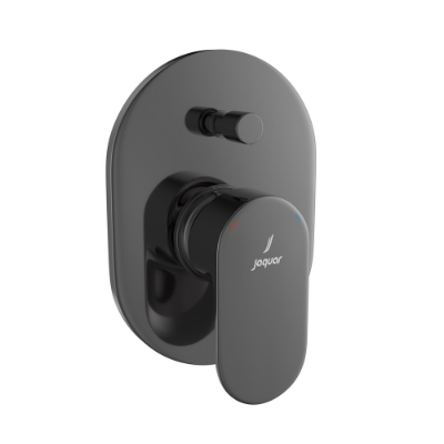 Picture of Single Lever In-wall Diverter - Black Chrome