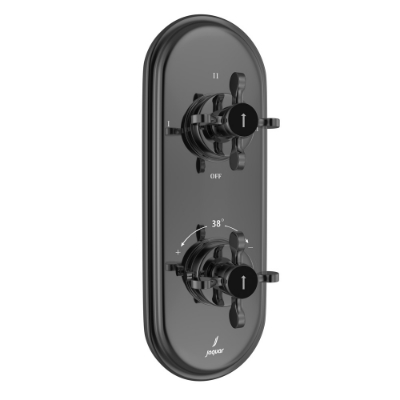 Picture of Aquamax Thermostatic Shower Mixer - Black Chrome