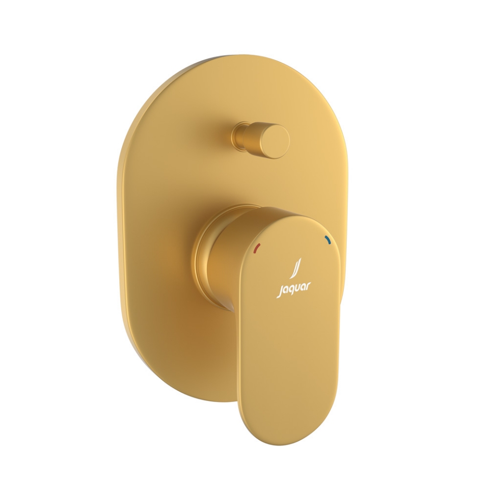 Picture of Single Lever In-wall Diverter - Gold Matt PVD