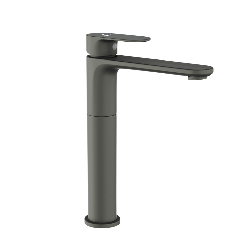 Picture of Single Lever High Neck Basin Mixer - Graphite